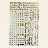 Vinyl A7 size Calendar Sticker